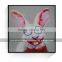 Abstract deocr animal rabbit oil painting on canvas