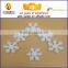 White EPS polyfoam snow flake for christmas holiday decoration