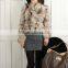 2015 winter lady style real short fox fur coat