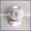 Halloween decoration creative ceramic skull candle holder