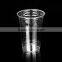 Disposable 12oz Pet Plastic Cups With Dome Lids Clear And Transparent
