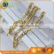 2015 New design products gold plated stainless steel necklace chain wholesale