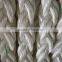 8 strands yellow polepropylene rope nylon braid polyamide multifilament rope