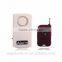 Door window wireless vibration sensor alarm with remote (white)