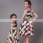 2016 Spring Cross Stripe Cute Sleeveless Floral Mommy and Me Dress                        
                                                Quality Choice