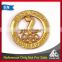 Wholesale olympic golden round shape pin badge