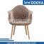Very comfortable overstuffed living room fancy fabric chairs