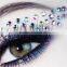 Custom amazing sexy crystal stone eye sticker glitter makeup jewellry face sticker eye decoration factory