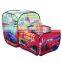 Car Tent for kids children tent game room pit ball pool with basketball hoop