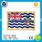 No minimum custom Italy embroidery rectangle flag patches