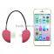 promotion gift colorful creative lovely heart shaped micro usb cable for smart phone