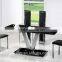 2016 ultra modern home furniture 201brushed stainless steel dining table