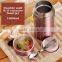 Double wall stainless steel vacuum insulated food jar, food grade insulated food flask, keep hot cold thermos lunch box