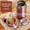 Double wall stainless steel vacuum insulated food jar, food grade insulated food flask, keep hot cold thermos food flask