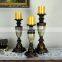 bronze mosaic polyresin candle holder for living room decor
