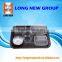 Plastic clear blister packaging for food