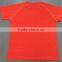 Men dry fit quick dry polyester mesh orange sport t shirt