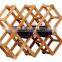 Nature bamboo red wine bottle rack