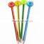 3d soft PVC/ rubber cute donut design pencil/ pen topper