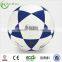Zhensheng pu leather training soccer ball customize