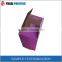 Pink transparent Cardboard gift box, PVC window Packaging Box