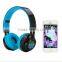 Head-Mounted Stereo FM Radio Bluetooth Headphone Bluetooth Emitting Light Headset