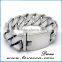 Hot sale 316l stainless steel adjustable silver bangle, stainless steel blank bracelet