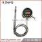 Digital melt pressure gauge monitor