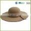Fleece Wide Brim Fashion Wool Felt Top Fur Felt Church Lady Hat