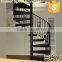 Antique exterior cast iron spiral staircase