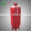 Food grade material water storage and supply pressure tank