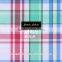 James 50s Big Check Colorful Regular Soft Woven Fabric for Children's Shiring