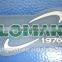 2D or 3D transparent PVC rubber patch for sportwear
