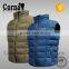 2015 new arrival customized winter outdoor 100% nylon vest anti-pilling brands for mens vest with low price