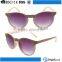 Most beautiful ladies fashion eagle eye cat.3 polarized cheap purple plastic frame cat eye sunglasses
