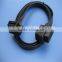 Low profile OBDII M/F Pass Through to Female Extension Cable
