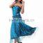 New arrive Polyester and Spandex hooded ladies party wear gown
