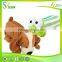 korean fashion cute smiley face pen pencil bear plush cosmetic pencil bag wholesale in yiwu
