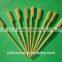 Most popular flat BBQ bamboo skewer with custom logo