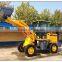 China TOP sale famous brand 1.0T mini front end loader with CHANGCHAI L28 and LED light