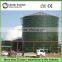 Enamel bolted biogas plant digester size can be customized with double membrane roof