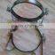 Metal brackets for accumulators