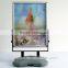 Poster stand with water tank