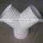 Greenhouse Air Ventilation System Galvanized Steel Y Tee 3-way Round Connector for Spiral Hose Duct Fittings