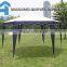 Hexagonal Green Polyester Garden Gazebo with mosquito net
