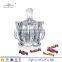 Crystal Sugar Bowl; Glass Sugar Bowl With Lid; Vintage Cut Glass Sugar Bowl