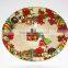 Wholesale Cheap Christmas round Plate