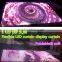 p25 black fireproof velvet fabric video curtain led display