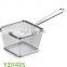 China Manufacture production stainless steel deep Fryer Basket&mini fry basket &stainless steel deep frying basket