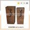 Antique design rustic handmade wooden flower pot